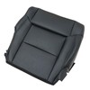 SecosAutoparts Passenger Bottom Replacement Black Leather Seat Cover Compatible with