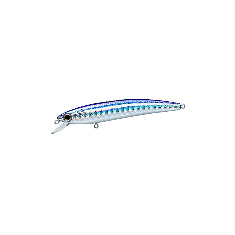 Yo-Zuri F1161-M177 Pins Minnow Floating Diver Lure, Silver/Blue