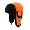 Kurhatic Winter Trapper Hat, Warm 100% Rabbit Fur Aviator Hat,