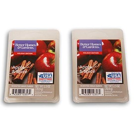 Better Homes and Gardens Scented Wax Cubes Bundle - Apple & Spice (2 Pack)