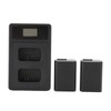 NP FW50 Camera Battery 7.2V 1850mAh with Dual USB LED
