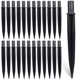 Angoily 25pcs Solar Light Stakes, 5.5X0.55inch Ground Spikes Light Replacement Stakes, Halloween for Garden Lighting Landscape Yard Pathway Lamps Pole, Outdoor Lighting Accessories