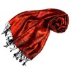 Lorenzo Cana Luxury Pashmina Scarf Jacquard Woven 100% Silk 70