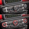 Auovo Air Conditioner Switch Knob Cover for 2018-2023 Wrangler JL