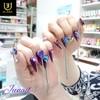 ❣High quality Sexy Heart Handmade Nail Tips - Short Almond