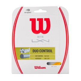 WILSON Duo Control 4Gr 125 & NXT C 16 - Cuerda de Tenis, Natural