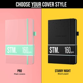 Bullet Dotted Journal Dot Grid Notebook | B5 Daily Journaling Notebooks for Personal Writing, Work, Women | 120gsm Thick Paper, Hard cover, Lay Flat Binding | B5 < 8.5 x 11 Cuaderno Libretas de apuntes