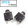 mxuteuk 2Pcs 20Amp Circuit Breakers Push Button Manual Reset 125/250V