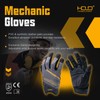 HANDLANDY Mens Work Gloves with Touch Screen Fingertips, Breathable &