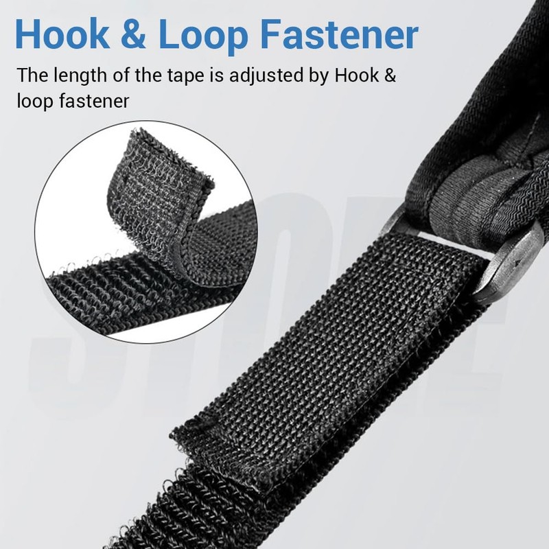 DONGKER Fishing Rod Carrier Strap,23"-55" Adjustable Fishing Pole Shoulder Sling
