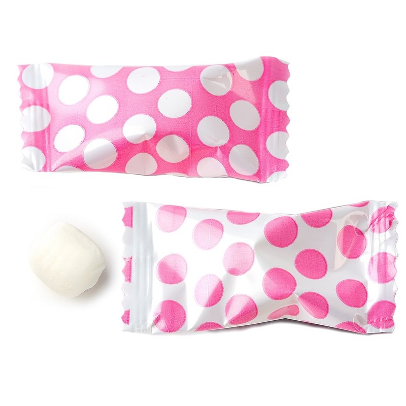Polka Dot Peppermint Balls 100ct - After Dinner Mints Individually