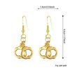 YISXVD Handcuff Earrings for Women Punk Funny Cute Handcuffs Shape