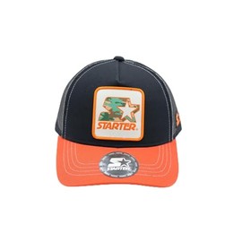 Starter Black Label Cosmetic Case, Mesh Cap, Starter Black Label 03, Black x Orange, Starter Black Label 03 / Black x Orange