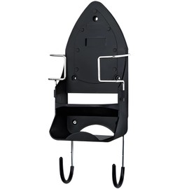 Packool Kunststoff Bügelbrett Halter, Bügelbrett Hanger Wandmontage Eisen Aufbewahrung Organizer Haken für Wäschereien Badezimmer