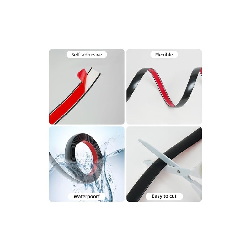 Peel and Stick Trim, 10Ft Self-Adhesive Molding Trim for Wall,