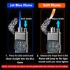 Torch Magic Dual Flame Lighter - Windproof with Visible Fuel