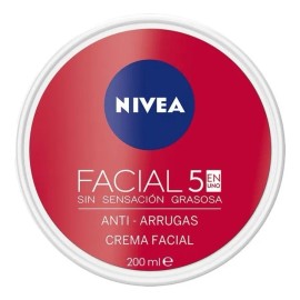Crema Facial Nivea Antiarrugas 5en1 Antioxidante 200 Ml