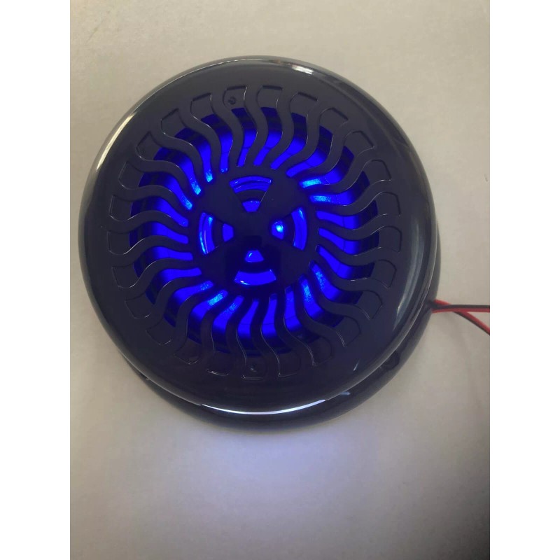 Elite Entertainment 2 Speakers Blue LED w/ Step Light Black