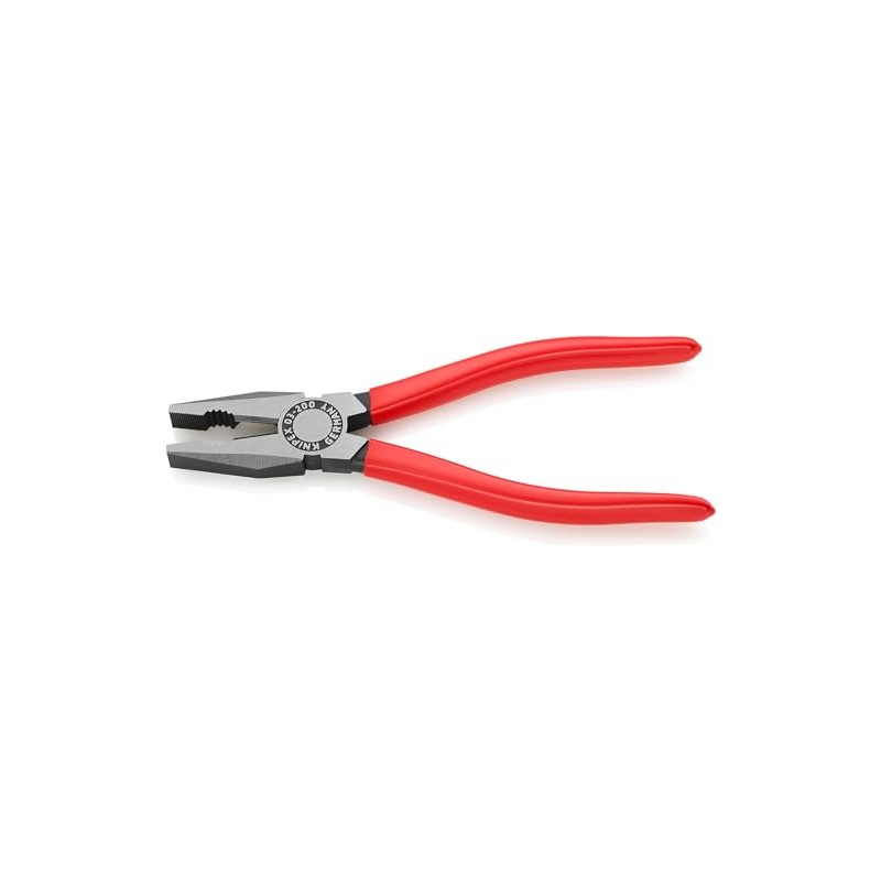 Knipex Combination Pliers black atramentized, plastic coated 200 mm 03