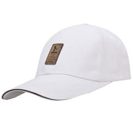 White Fang CA006 Cap, Logo, Sports Hat, Stylish, Plain, Golf, Cotton, Men's, Women's,