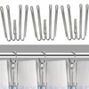 Metal Curtain Hooks Pinch Pleat Header Tape Pins Heavy Duty
