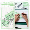 3PCS Circle Template，Plastic Circle Stencils, Geometric Circle Template for Drawing,