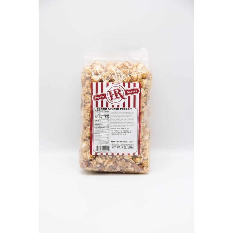 Peanut Crunch Popcorn | 4 Pack | HR Poppin' Snacks