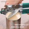Safring Can Opener Manual, Handheld Strong Heavy Duty Stainless Steel