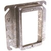 Hubbell 774 Raco Raised 1"Drawn Single Device Square Mud Ring,