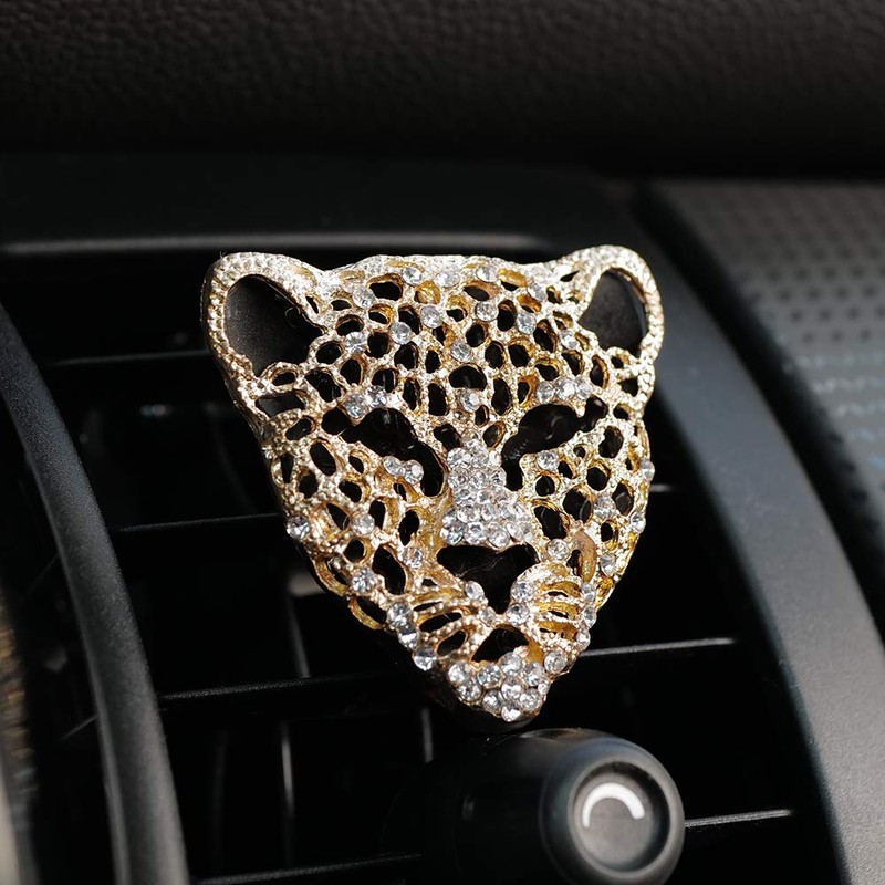 ADR. Bling Leopard Air Freshener Vent Clip for Car Interior