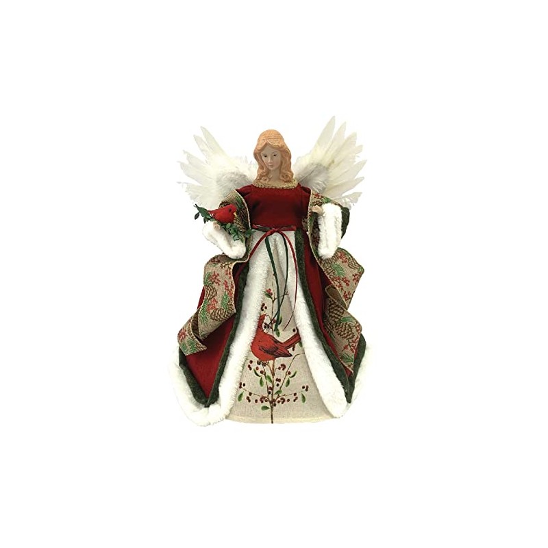 16" Cardinal Angel Tree Topper