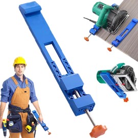 LSYZHX Circular Saw Guide Rail, Adjustable Cutting Machine Base Guide, Circular Saw Guide Cutting Machine Panel Positioning Tool (1 Set)