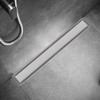 Bmvlffs Brushed Nickel 24-Inch Linear Shower Drain with Tile Insert