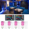 3W RGB LED Light Bulb Lamp with Remote Control for