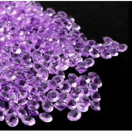 SQXBK Wedding Table Scatter 2000PCS 4.5mm Purple Diamond Rhinestones, DIY Clear Acrylic Stones Crystal Acrylic Crystals Diamonds, Acrylic Gems Confetti Scatter