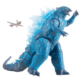 MonsterVerse Godzilla x Kong: The New Empire 15 cm Energized Godzilla Action Figure, Iconic Collectible Movie Figure, Includes 2.5 Inch Combat Drone, Suitable for Ages 4+