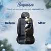 GENANY Horror Nightmare Skellington 2 Front Car Seat Covers for