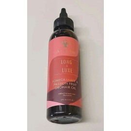 AS I AM Long & Luxe Grohair Oil Pomegranate & Passion Fruit 4oz