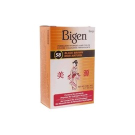 Bigen Permanent Powder Hair Color 58 Black Brown 1 Ea