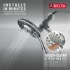 Delta 4-Setting In2ition 2-in-1 Dual Shower Head with HandHeld Spray,