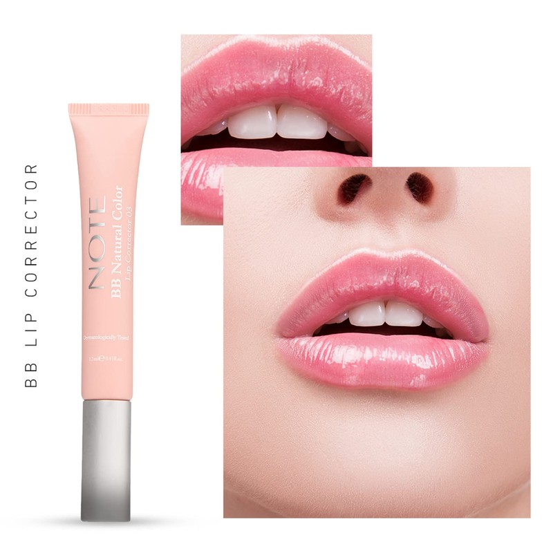 Cosmetic Note - Transparent Lip Corrector BB Lip Plumping Gloss,