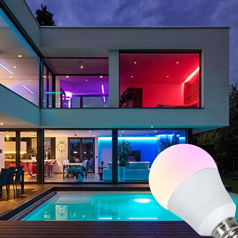 45W LED RGB Bulb Light Colorful Changeable Remote Control Lamp