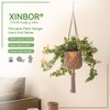 Hanging Planter with Patterns,2Packs Macrame Plant Hangers Indoor Macrame for