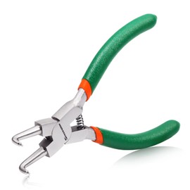 SPEEDWOX Snap Ring Pliers Curved Type C Ring Pliers For Holes, 3.5 °F (90 ° 117 mm), For C-Shaped Snap Ring Removal Tool
