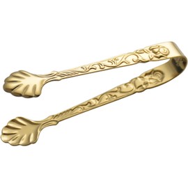 Mini Serving Tongs, Vintage Rose Sugar Cube, Stainless Steel Sugar Cube Tongs, Small Ice for Tea and Coffee Party, Appetizers, Desserts