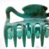 WeLoveBeads Hair Claws Approx. 6 cm Long Turquoise Made in