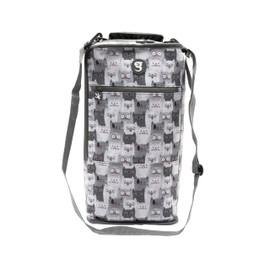 geckobrands Verticool Cooler - Insulated Portable Soft Cooler Bag with Adjustable Shoulder Strap, Holds 9 Cans or 2 Wine Bottles, Perfect for Beach, Picnics, and Outdoor Activities