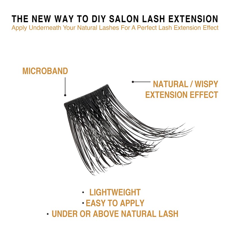 i•ENVY DIY Eyelash Extension 3D Extended - Featherlight Synthetic Reusable