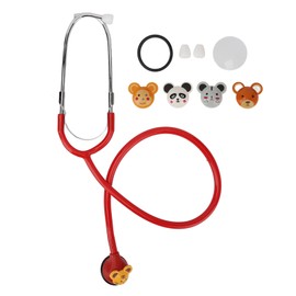 Pediatric Clinician Stethoscope Kid Friendly Cartoon Animals Ultra Thin Fiber Diaphragm Monitoring Stethoscope