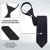 YUWJOOWEE 4 Piece Men's Tie Set, Adjustable Tie Set for